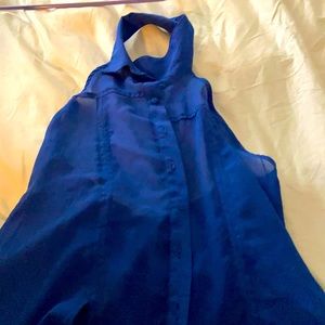 Chiffon tank backless